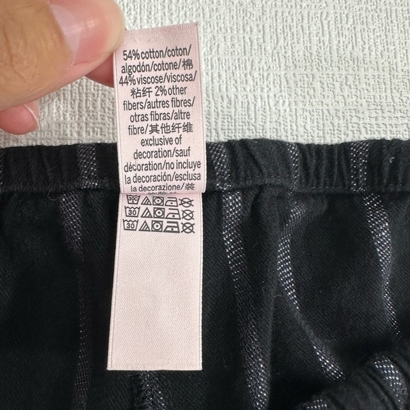 Victoria’s Secret long pajama pants black size M - Picture 8 of 10